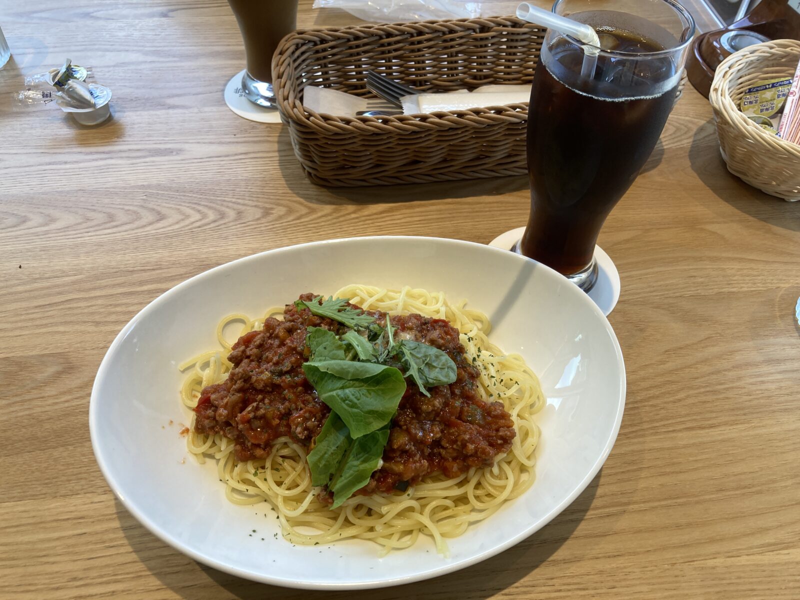 久々、親子ランチ